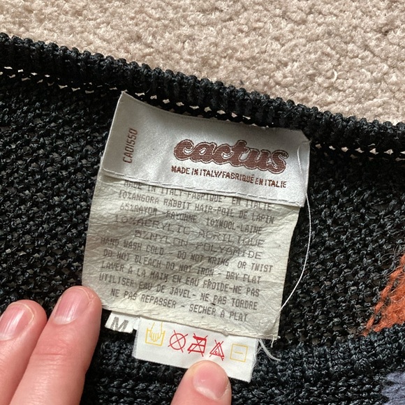 Multicolor Abstract Pattern Sweater - Picture 2 of 5